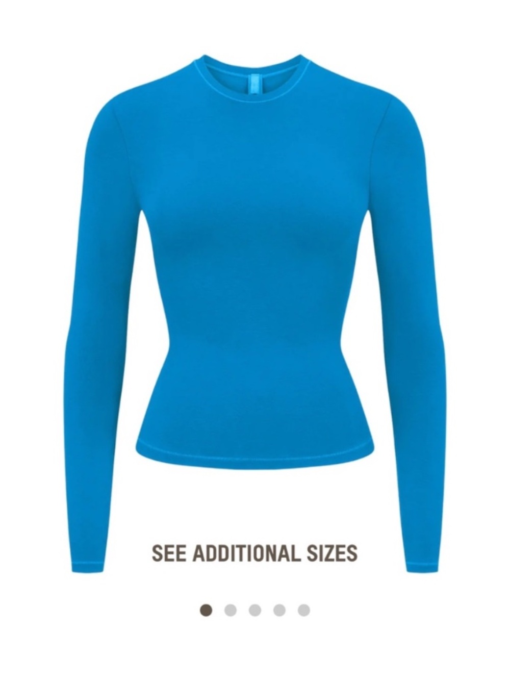 Skims Cotton Jersey Long Sleeve Shirt